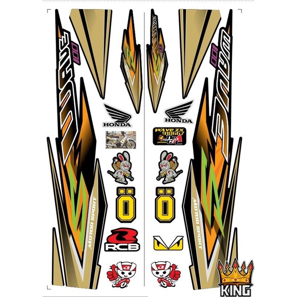 Tem Rời WAVE Thái 110cc V4 -Ảnh Thật