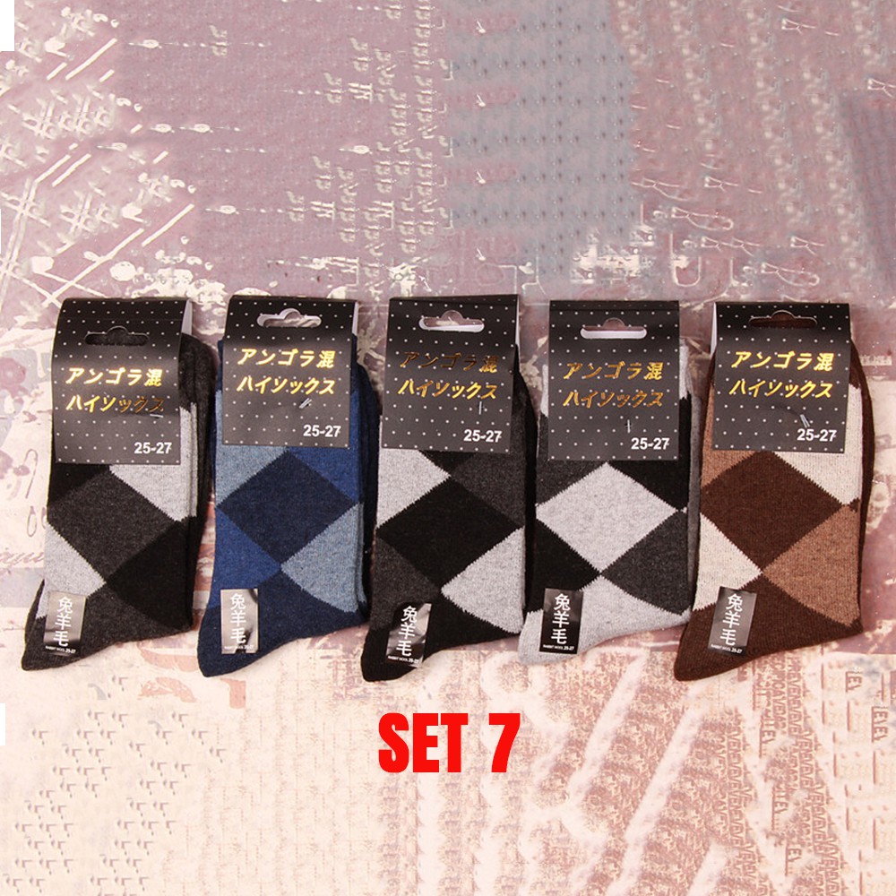 Set vớ len quả trám vintage - RẺ VÔ ĐỊCH