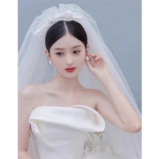 Voan lúp cô dâu nơ ngọc