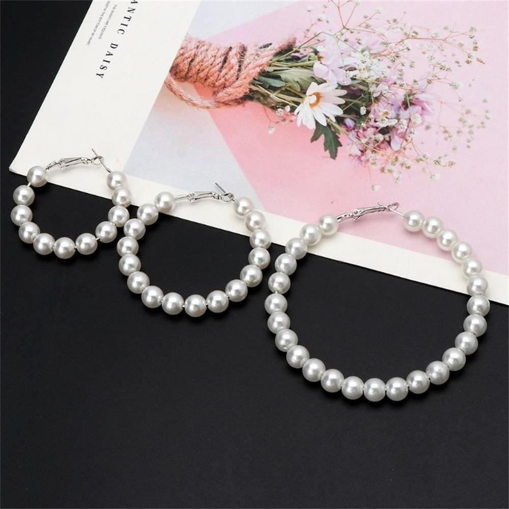 EUTUS Bông Tai Khoen Tròn Lớn Thời Trang Cho Nữ