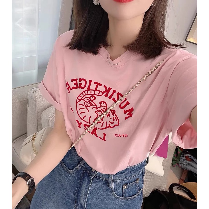 NRVP Áo Thun Tay Ngắn Cổ Tròn Thời Trang Mùa Hè Phong Cách Hàn Quốc 2022 Cho Nam Và Nữ