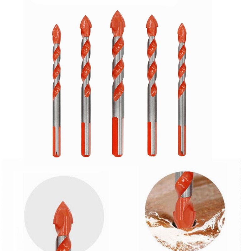 Mũi khoan bê tông/kim loại/ sứ/ sứ đầu tròn 3mm-12mm DIY