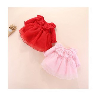 Váy Body tiểu thư trần bông đầy tháng/thôi nôi bé gái 0-12m ss