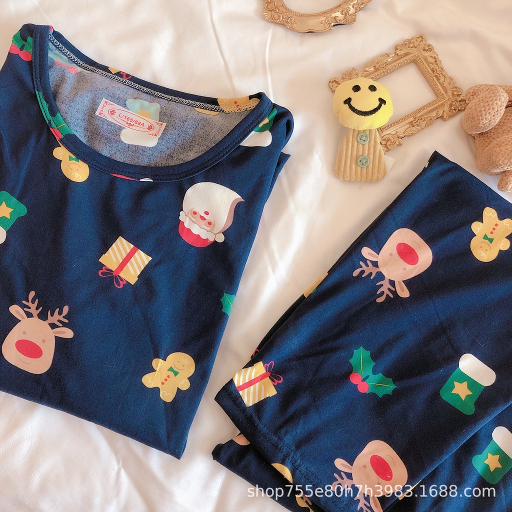 Set ulzzang đồ ngủ Giáng Sinh DN009 (có ảnh thật) | BigBuy360 - bigbuy360.vn
