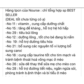 Vitamin NOURSE cho Mèo