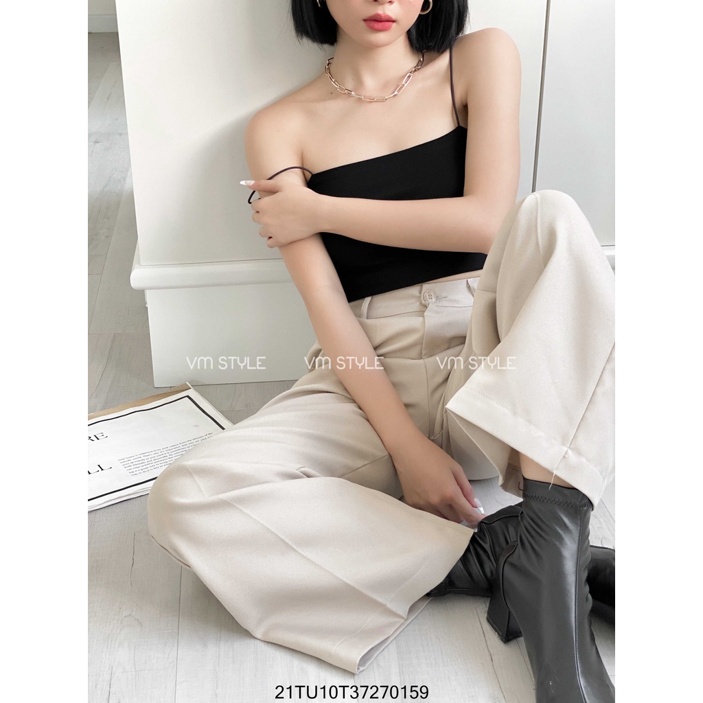 Áo thun 2 dây trơn crop VM STYLE ulzzang trơn thời trang 22TU02T371901