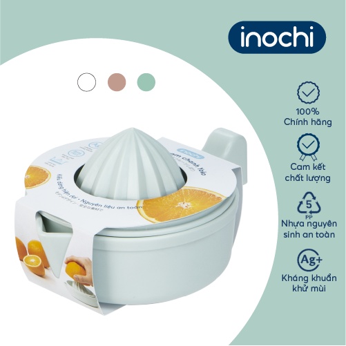 Bộ vắt cam chanh cỡ nhỏ Inochi -Yoko màu Trắng ngọc/ Hồng nhạt/ Xanh bạc hà