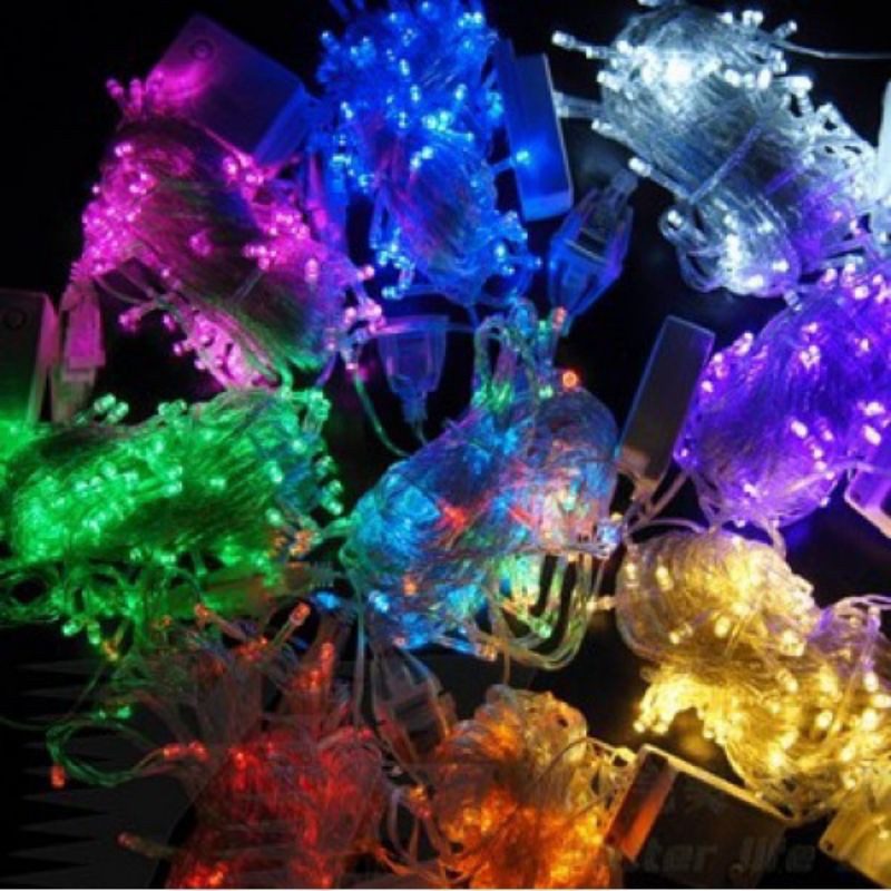 Dây nháy led 5 mét nhiều màu trang trí noel