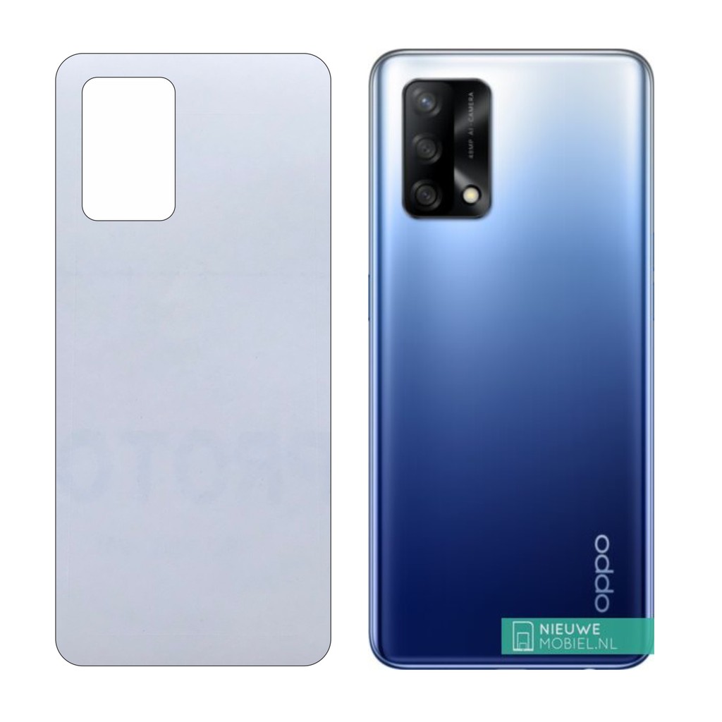 Miếng Dán Lưng Oppo A74 4G/A95 4G Decal Trong Nhám Chống Vân Tay