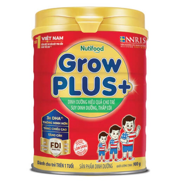 SỮA GROW PLUS ĐỎ NUTIFOOD 900G