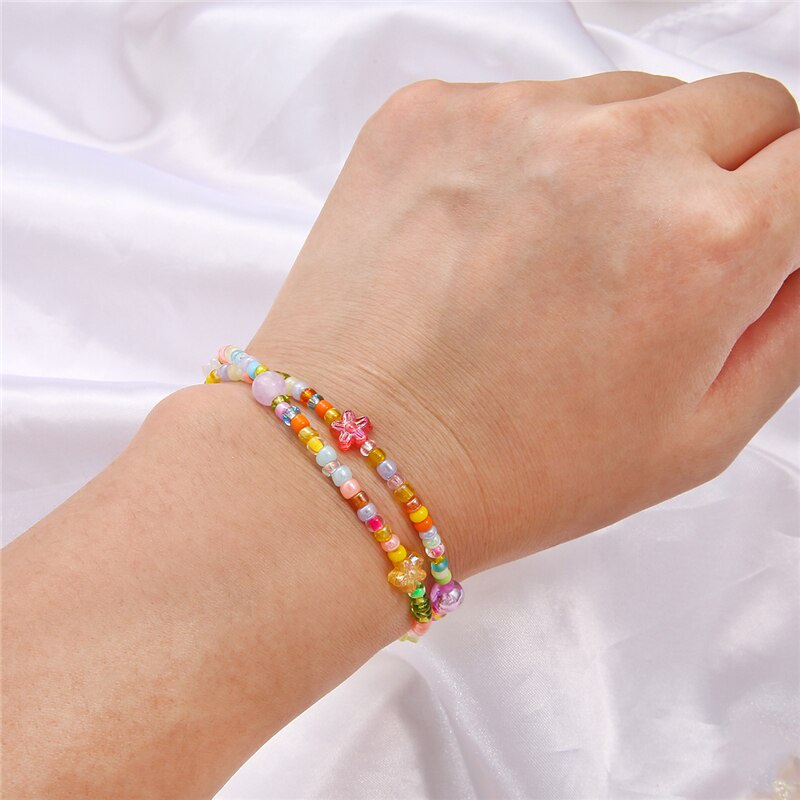 Set 20 hạt nhựa bằng acrylic 6.5mm nhiều màu sắc làm trang sức thủ công