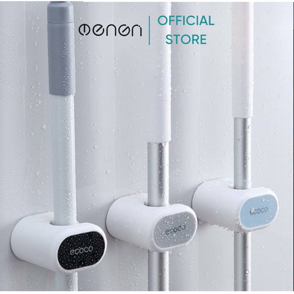 Móc treo ECOCO dán tường cao cấp, Móc treo chổi treo đồ Oenon tiết kiệm không gian