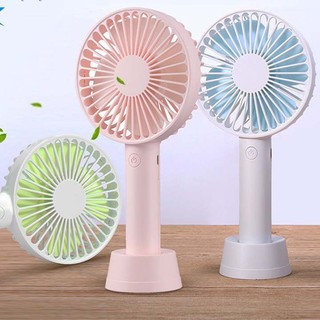 [Mã ELHA22 giảm 5% đơn 300K] QUẠT MINI CẦM TAY CÓ ĐẾ ĐỂ BÀN