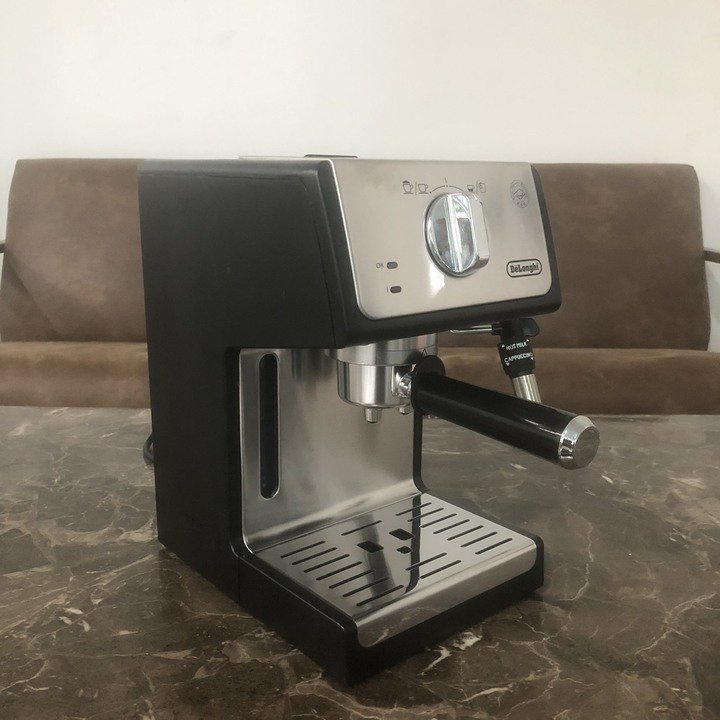 Máy pha cà phê Espresso Delonghi ECP35.31 Áp suất 15 bar, công suất 1100W - HÀNG CHÍNH HÃNG BẢO HÀNH 1 NĂM