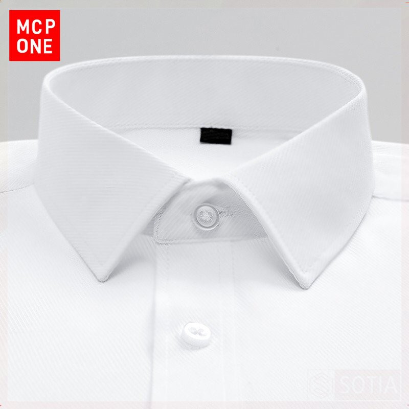 Áo sơ mi nam dài tay nam (MAU TRẮNG) cao cấp, áo sơ mi trắng vải lụa nến không nhăn thời trang cao cấp-MCPONE | BigBuy360 - bigbuy360.vn