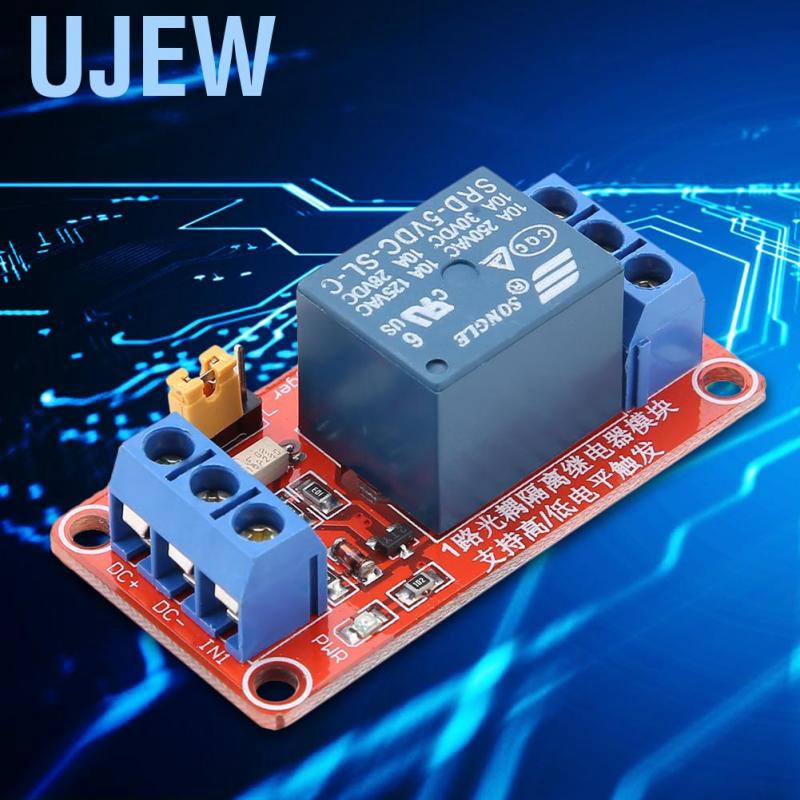 [Ready Stock] 1 Channel Optocoupler Relay Module Board High & Low Trigger 5V/12V/24V