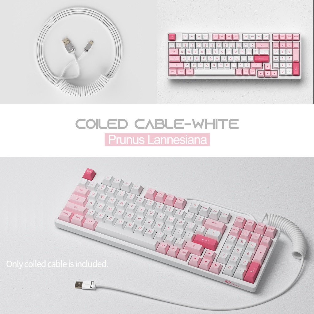 Dây cáp nối dài cho bàn phím cơ Akko Type C USB Type C + USB C 150cm