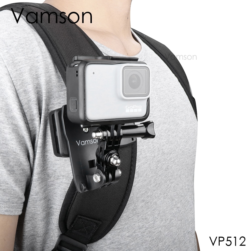 SJCAM Vamson Phụ Kiện Kẹp Xoay 360 Độ Cho GoPro Hero 9 8 7 6 5 4 3+ yi 4K SJ4000 VP512