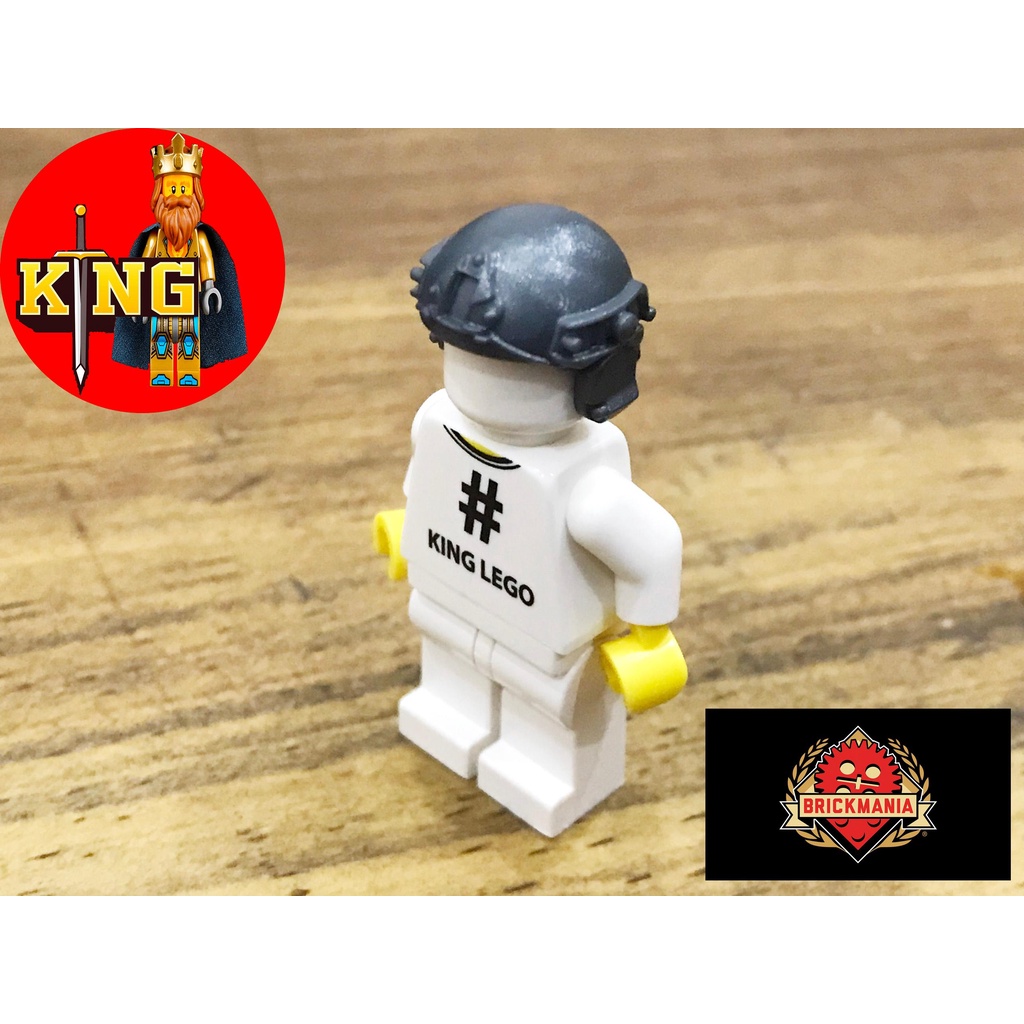 Brickmania Modern FAST Helmet Dark Gray Phụ kiện đồ chơi LEGO