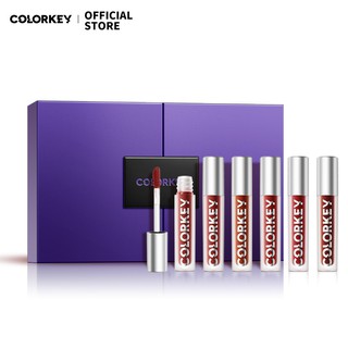 Set Son Kem Lì Colorkey Mịn Mượt Như Nhung Và Lâu Trôi 50g/thỏi