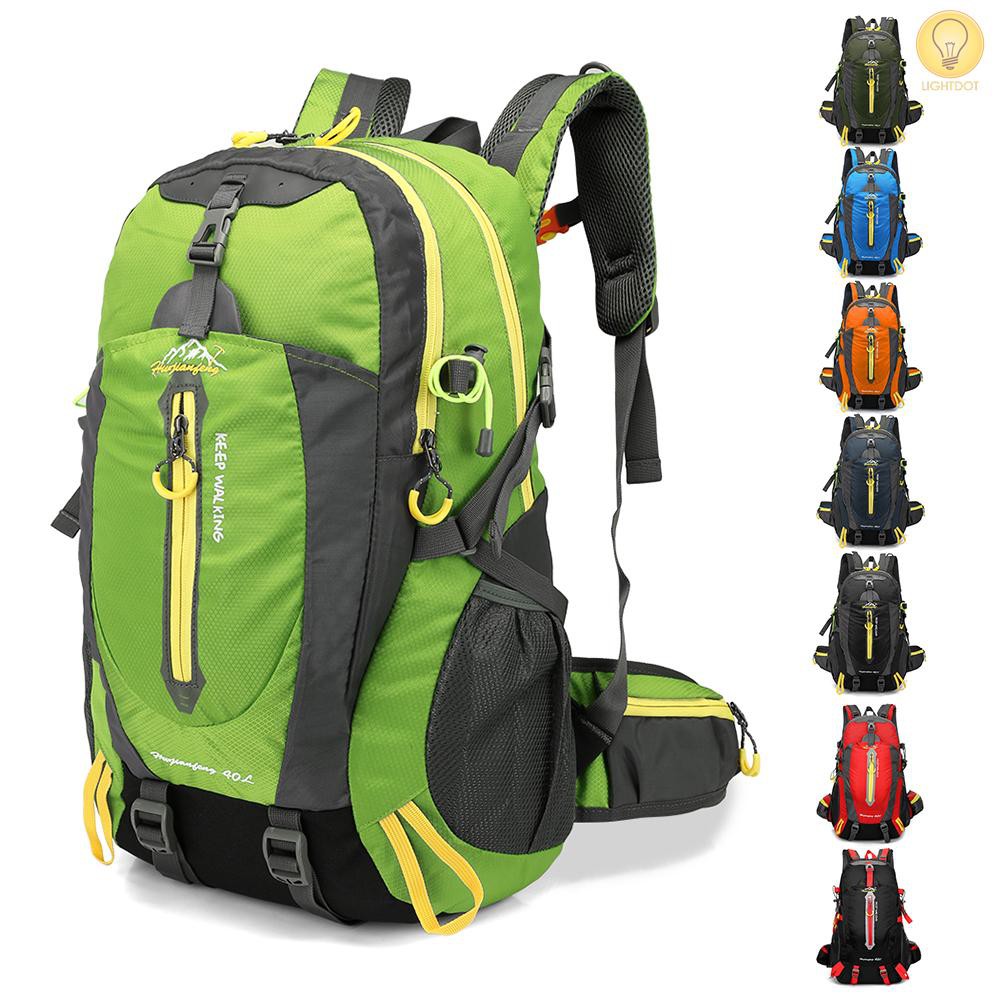 LT.D 40L Water Resistant Travel Backpack Camp Hike Laptop Daypack Trekking Climb Back Bags For Men Women