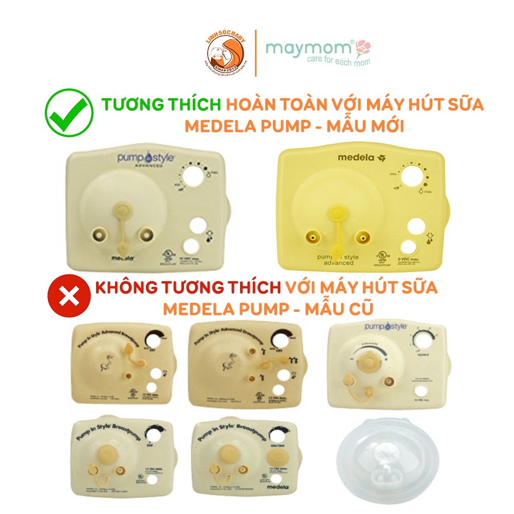 Mặt nạ động cơ cho máy hút sữa Medela Pump in Style Advance thương hiệu Maymom | Chính hãng, đảm bảo lực hút của máy
