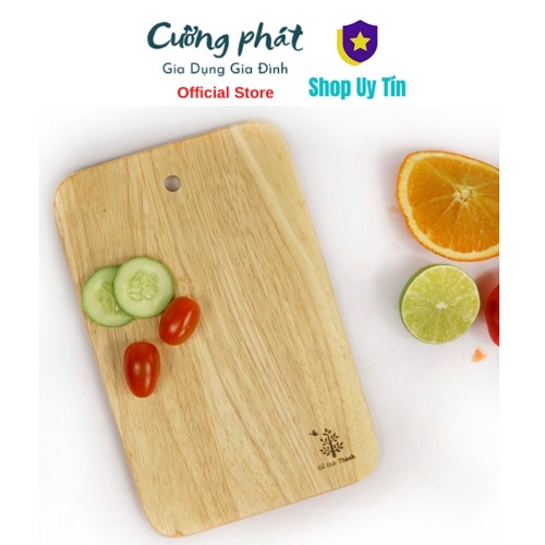 Thớt Gỗ Chữ Nhật Cao Cấp - Kích Thước 23x15x1 cm - Gỗ Đức Thành