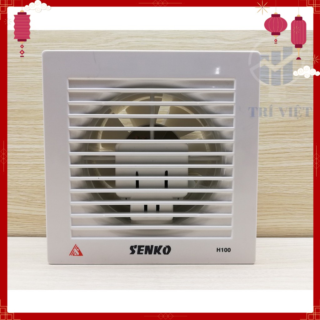 Quạt Hút Mùi Gắn Tường H100 25W Senko - Động cơ lõi đồng, êm ái - Bảo hành 24 tháng