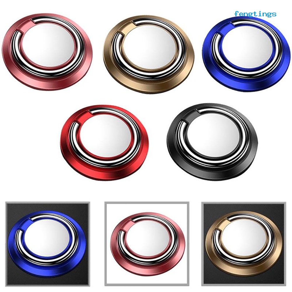Nhẫn Xỏ Ngón Tay Xoay 360 Độ Bằng Kim Loại Cho Điện Thoại
