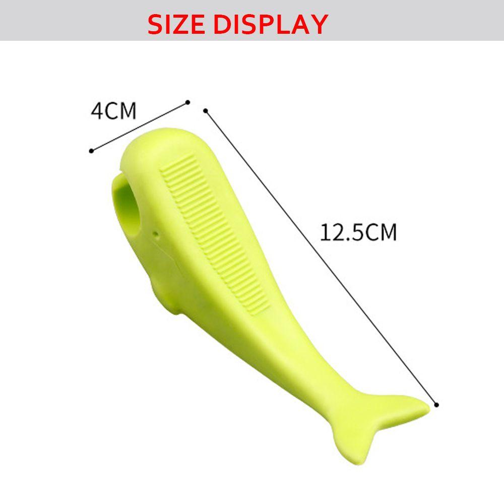 PISTA Miếng Dán Chặn Cửa Trong Suốt Chống Sốc Chống Va Chạm Hình Cá Voi