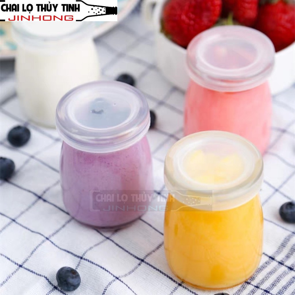 Bộ 12 Hũ Thủy Tinh yaourt 100ml