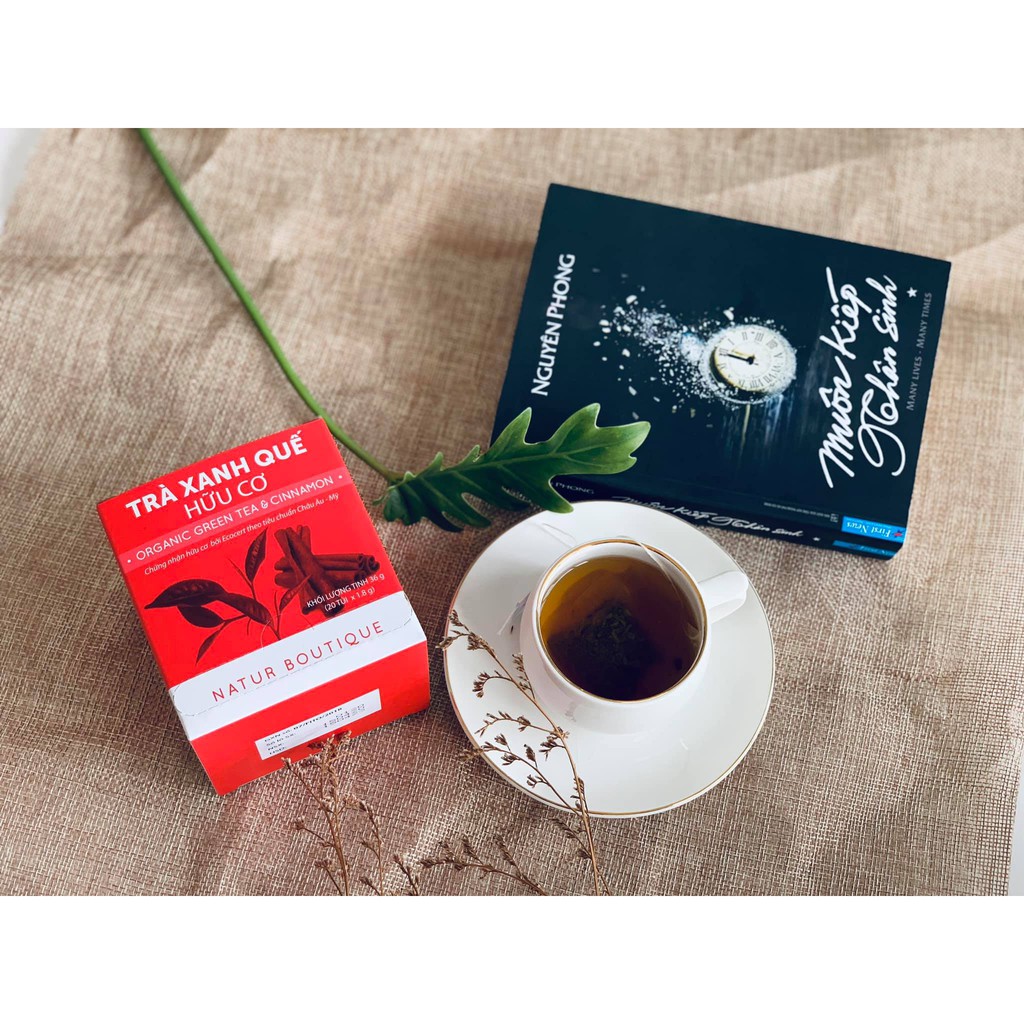 Trà Xanh Quế Hữu Cơ Natur Boutique FITO Organic Cinnamon Green Tea (20 teabags)