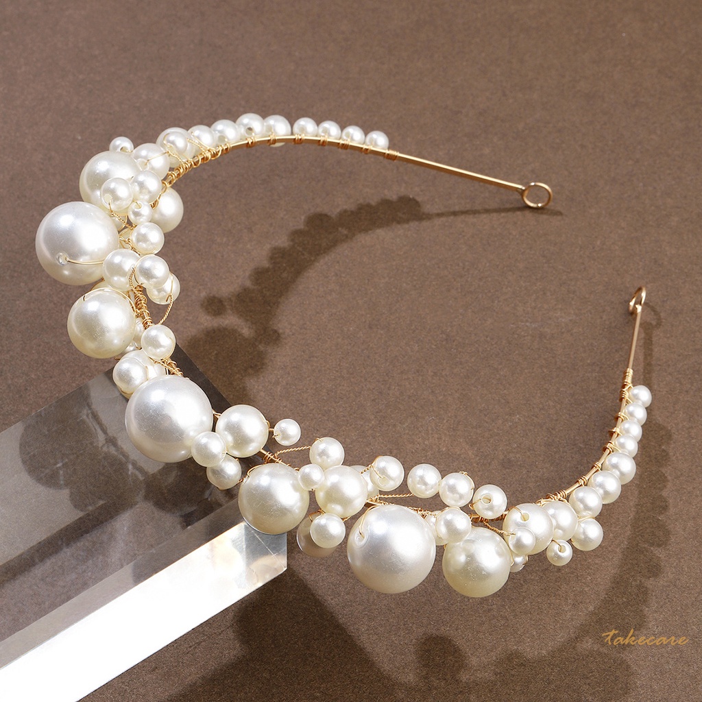 Cài tóc đính ngọc trai nhân tạo sang trọng cho nữ