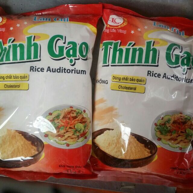 Bột thính gạo nếp thơm ngon làm nem cực đỉnh gói lớn 1kg