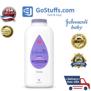 [Hàng Mỹ] Phấn rơm dành cho em bé Hương Lavender JOHNSON'S Baby Powder Calming Lavender 15oz (415g)