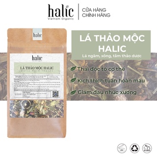 Lá thảo dược Halic Organic 50G thảo mộc xông mặt giúp sáng da, giảm mụn, se khít lỗ chân lông