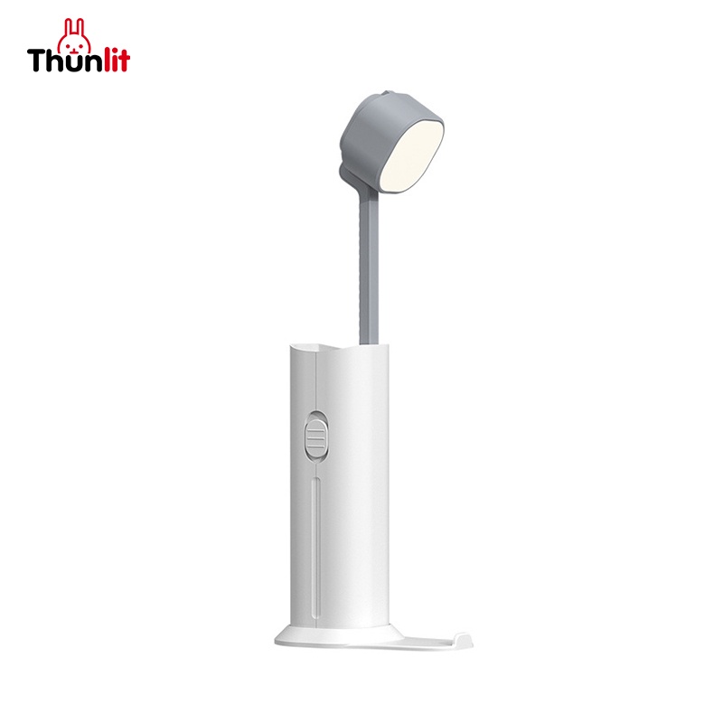 Đèn THUNLIT để bàn sạc điện 1200mAh có giá đỡ điện thoại tiện lợi