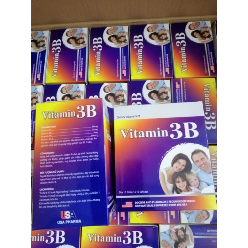 Vitamin 3B bổ sung vitamin, giúp bồi bổ thể lực, tăng cường sức khỏe.