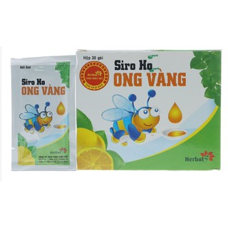 TPBVSK-SIRO HO ONG VÀNG (HỘP 30 GÓI)