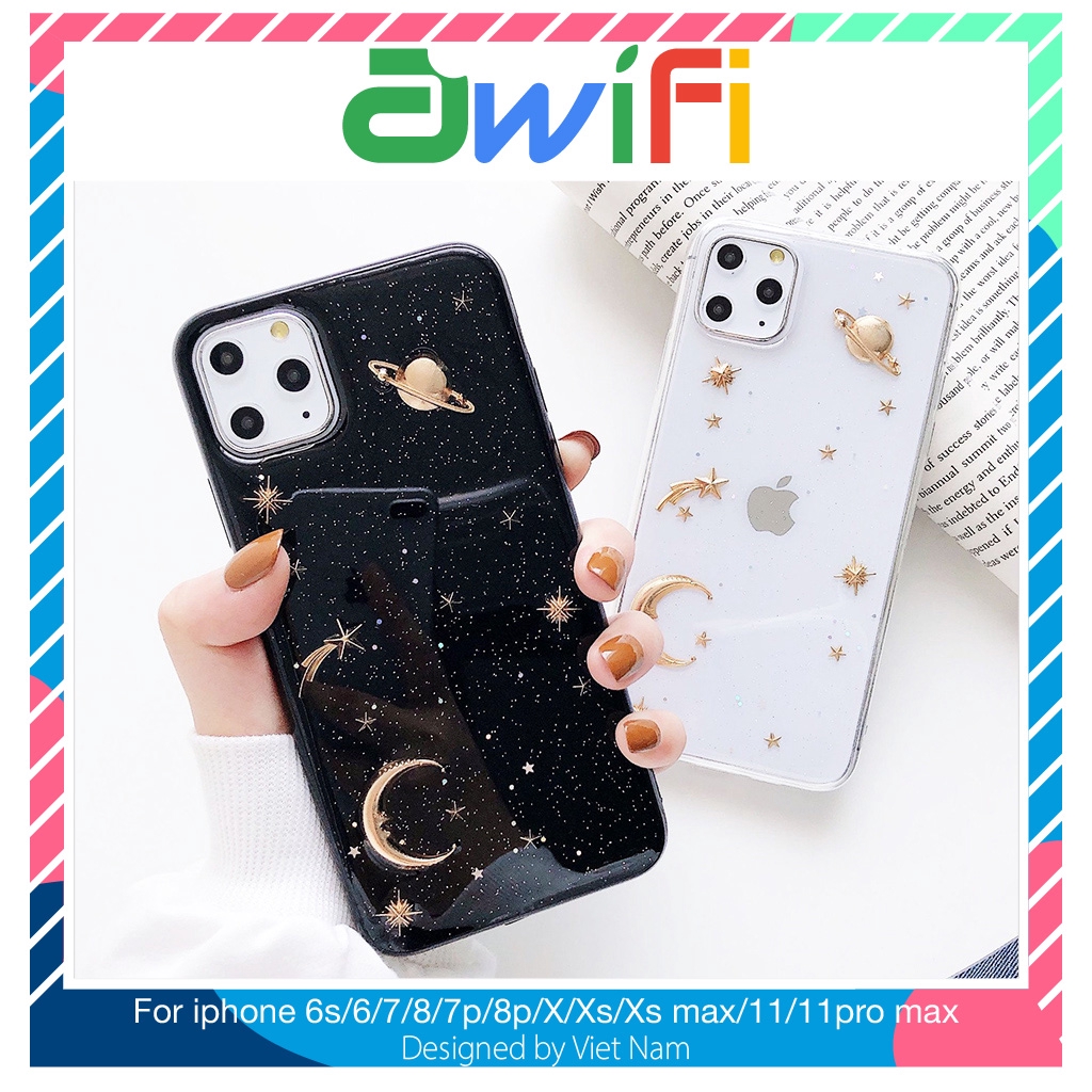 Ốp lưng iphone trời vàng 3d 5/5s/6/6plus/6s/6splus/7/7plus/8/8plus/x/xr/xs/11/12/pro/max/plus/promax - Awifi Case H5-4