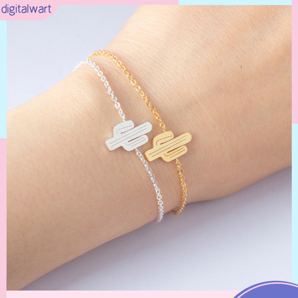 Lắc tay hình cây xương rồng xinh xắn cho nữ