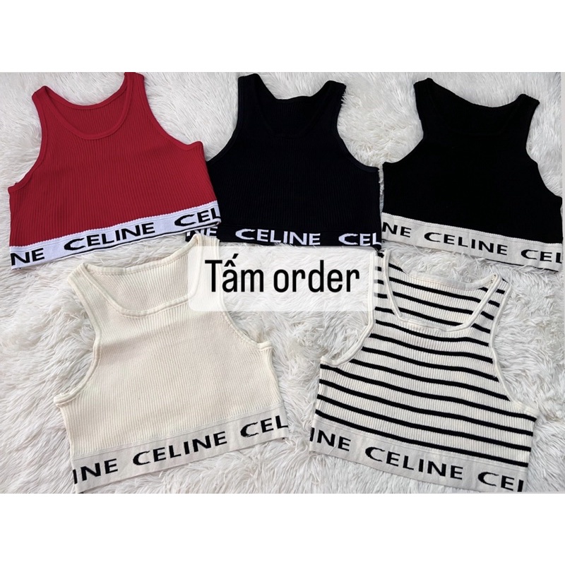 Áo croptop ⚡️Sẵn hàng⚡️ Áo croptop CL (ảnh thật)