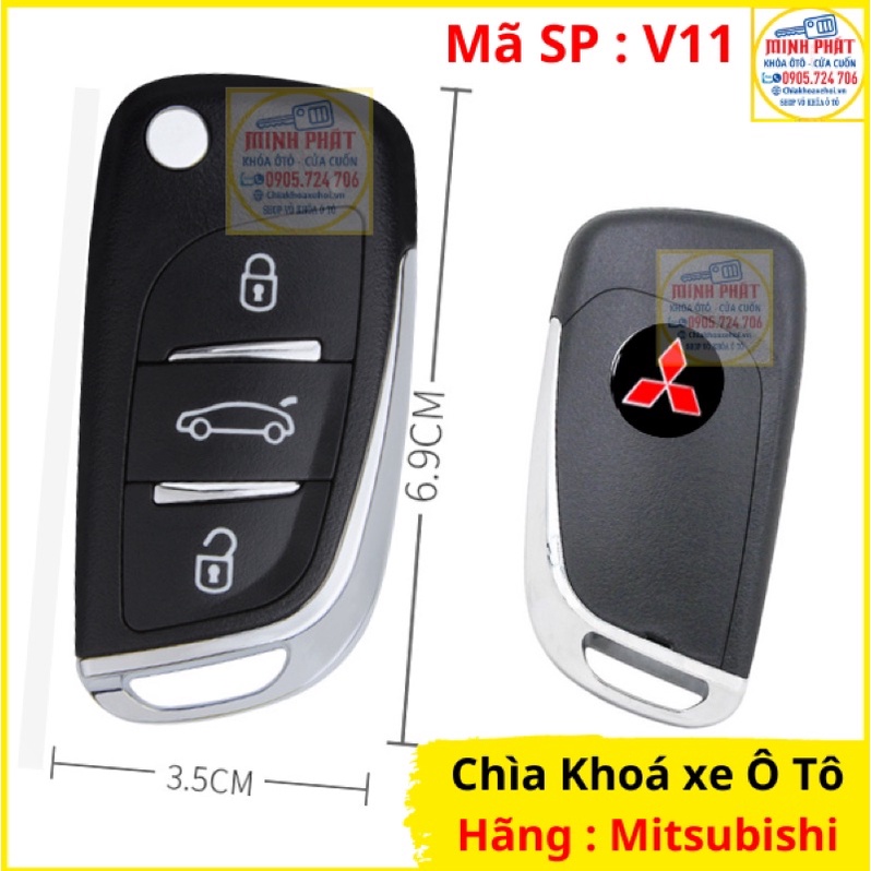 Làm Chìa khoá xe Mitsubishi Zinger mẫu V11