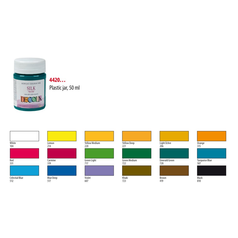 Acrylic Decola - Màu vẽ lụa