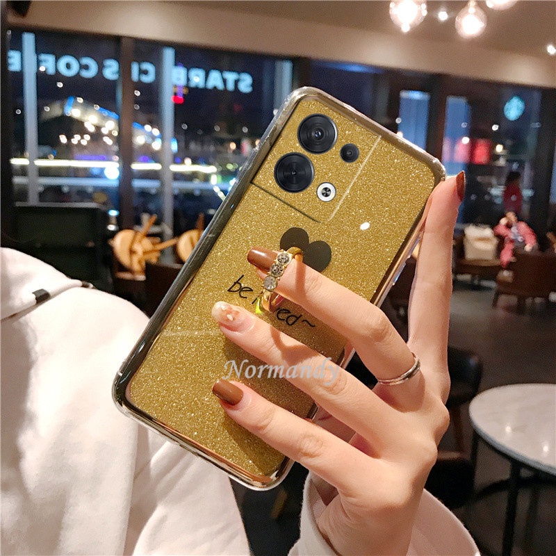 Ốp Điện Thoại Cứng Họa Tiết Trái Tim Cho Oppo Reno 8 8Pro 8Z 7 7Z 7Pro 6Z 6 Pro Z Find X5 Pro 5G 4G Reno8 Pro 8 Z 5G