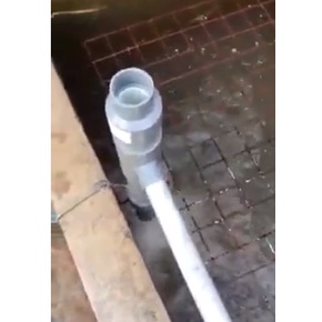 1 Cái sục khí Ejector  thay thế cho dàn mưa