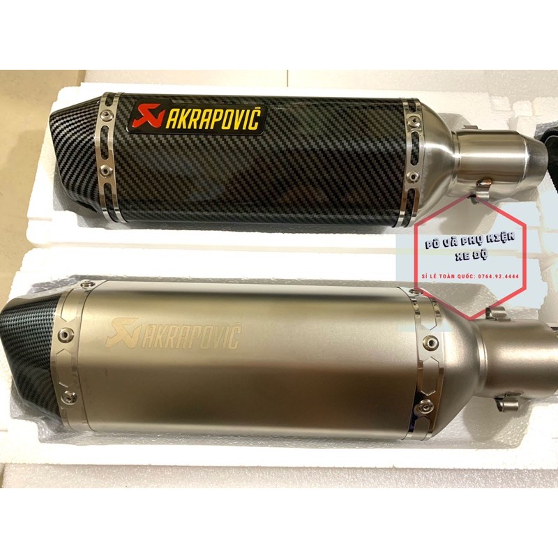 Pô Akrapovic lục giác, pô ak lục giác