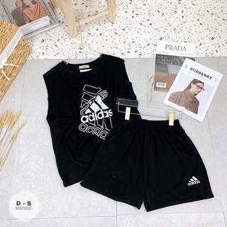 Bộ cotton đũi mát sát nách