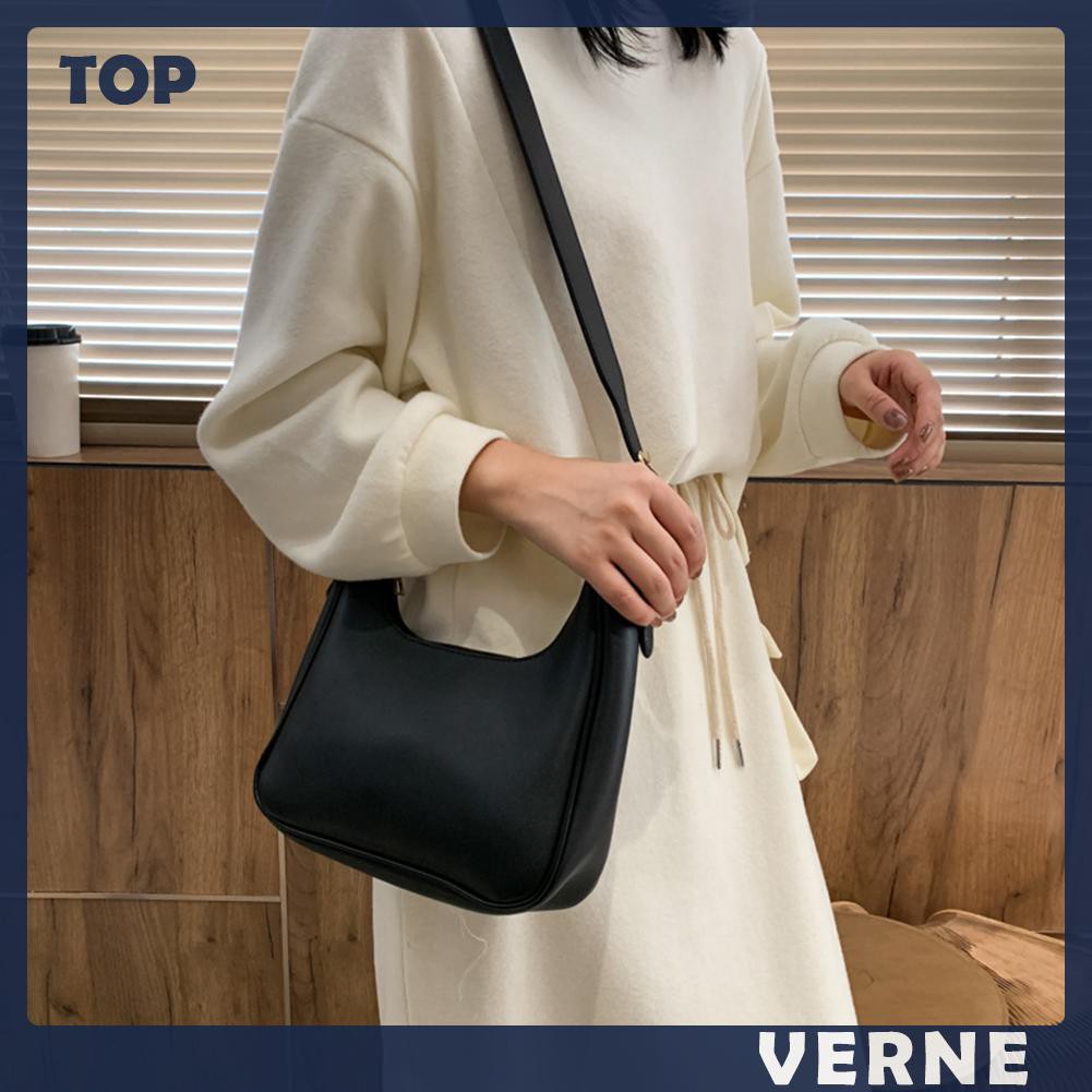 Túi Đeo Chéo Da Pu Thiết Kế Đơn Giản Cho Nữ