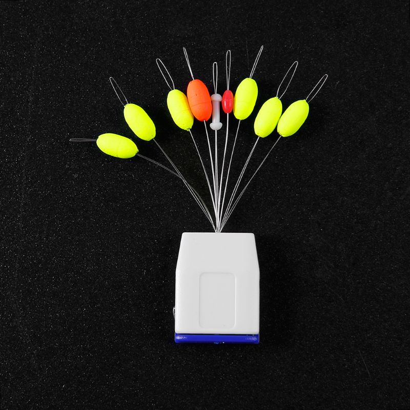 Set 5 phao câu cá dạ quang hình bầu dục tiện lợi